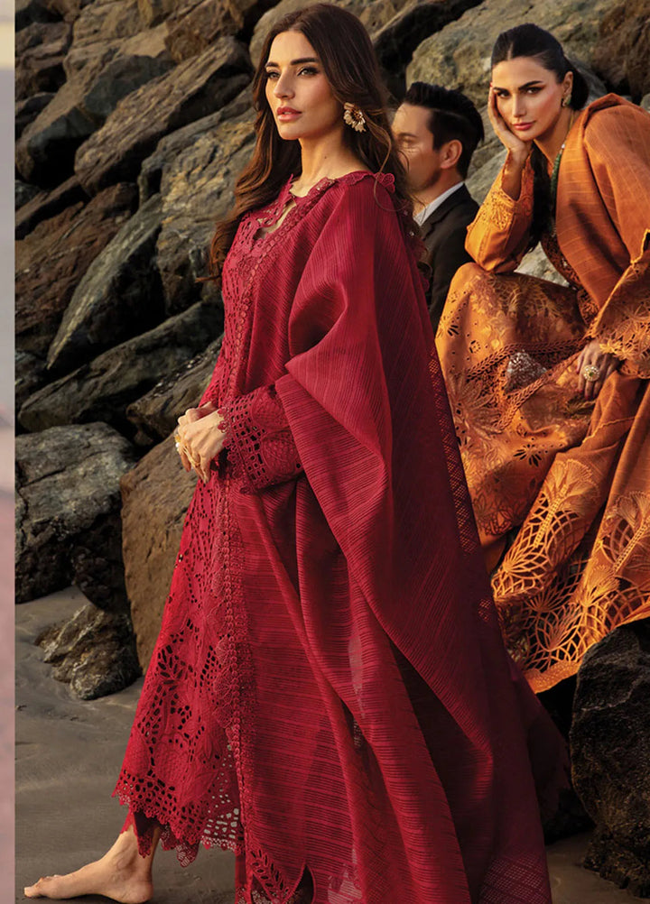 Rang Rasiya Embroidered Lawn Suits Unstitched 3 Piece RR25PS D-13 Alaya - Summer Collection