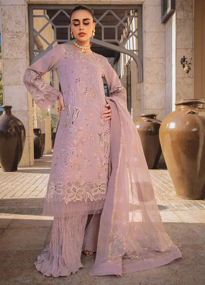 Rang Rasiya Embroidered Lawn Suits Unstitched 3 Piece RR25PS D-14 Parisa - Summer Collection