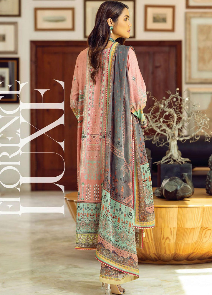 Florence By Rang Rasiya Embroidered Lawn Suits Unstitched 3 Piece RR21FF 06 Tribascus - Festive Collection