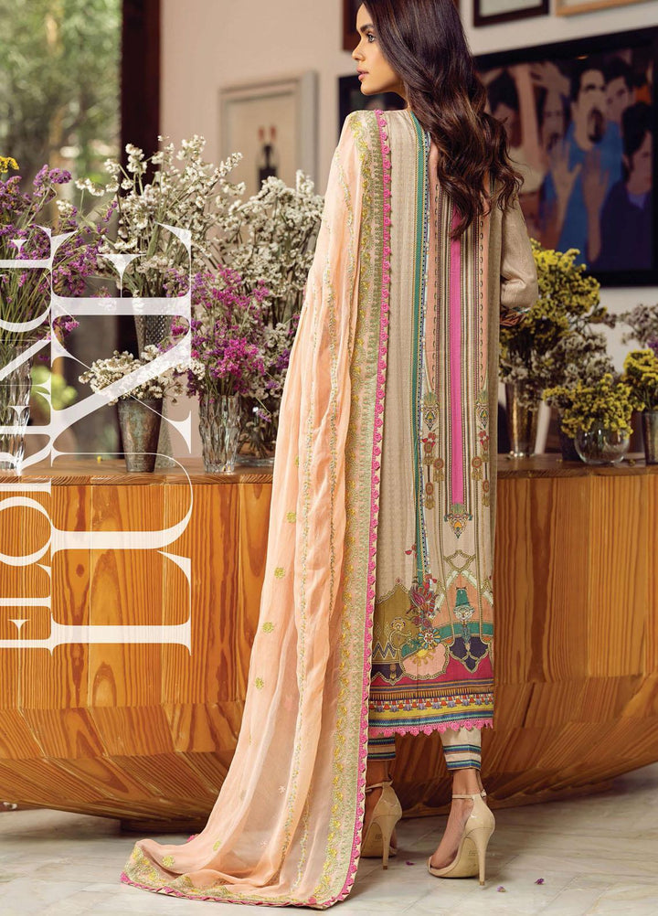 Florence By Rang Rasiya Embroidered Lawn Suits Unstitched 3 Piece RR21FF 07 Siena - Festive Collection