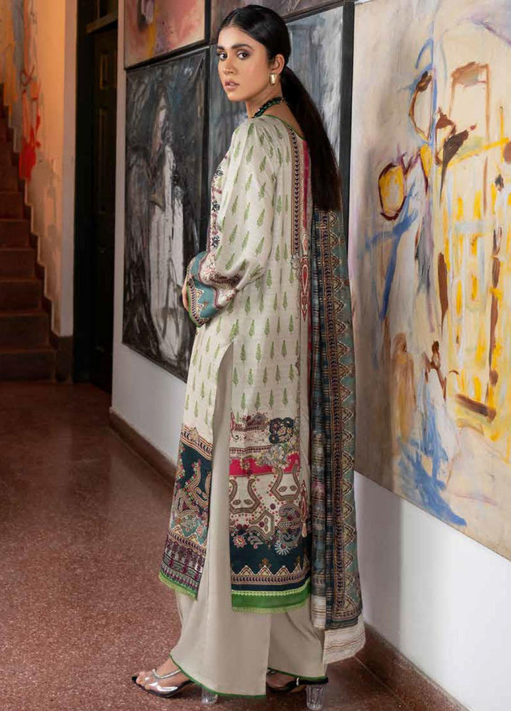 Rang Rasiya Embroidered Dobby Linen Suits Unstitched 3 Piece RR21FW D-644 SASHA - Winter Collection
