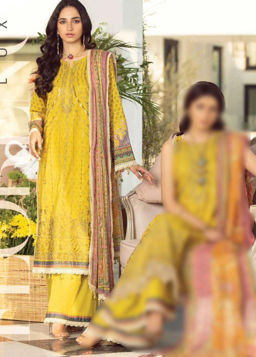 Florence By Rang Rasiya Embroidered Lawn Suits Unstitched 3 Piece RR21F 04 - Summer Collection