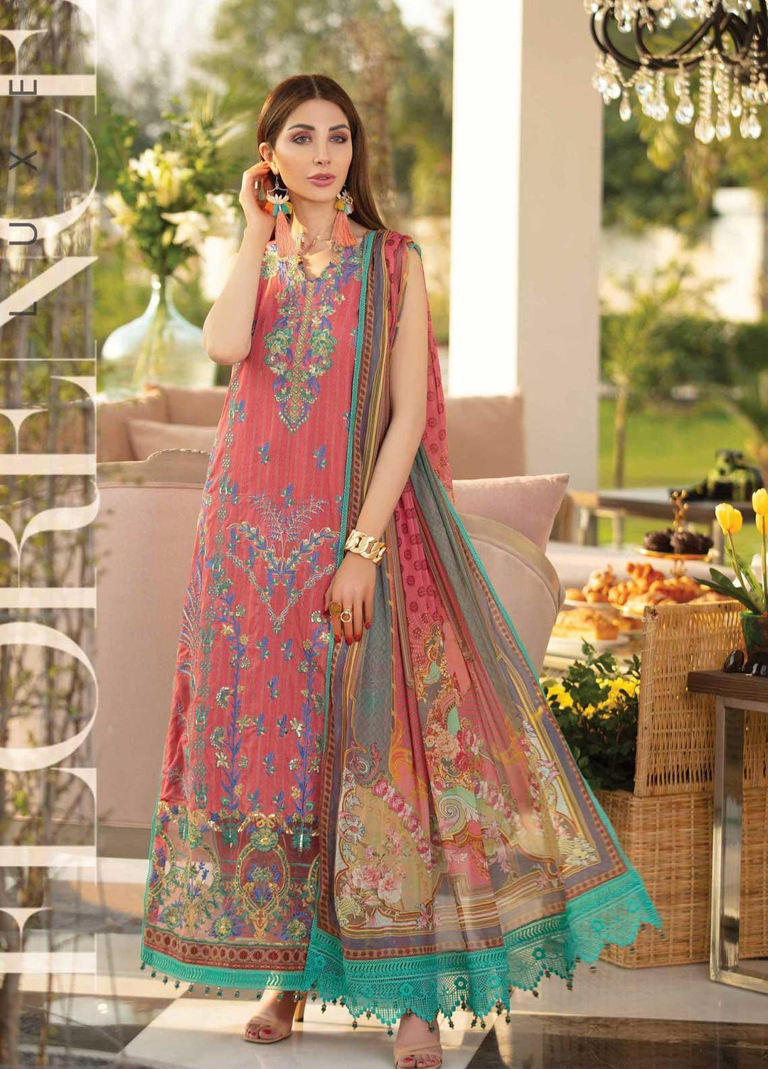 Florence By Rang Rasiya Embroidered Lawn Suits Unstitched 3 Piece RR21F 05 - Summer Collection
