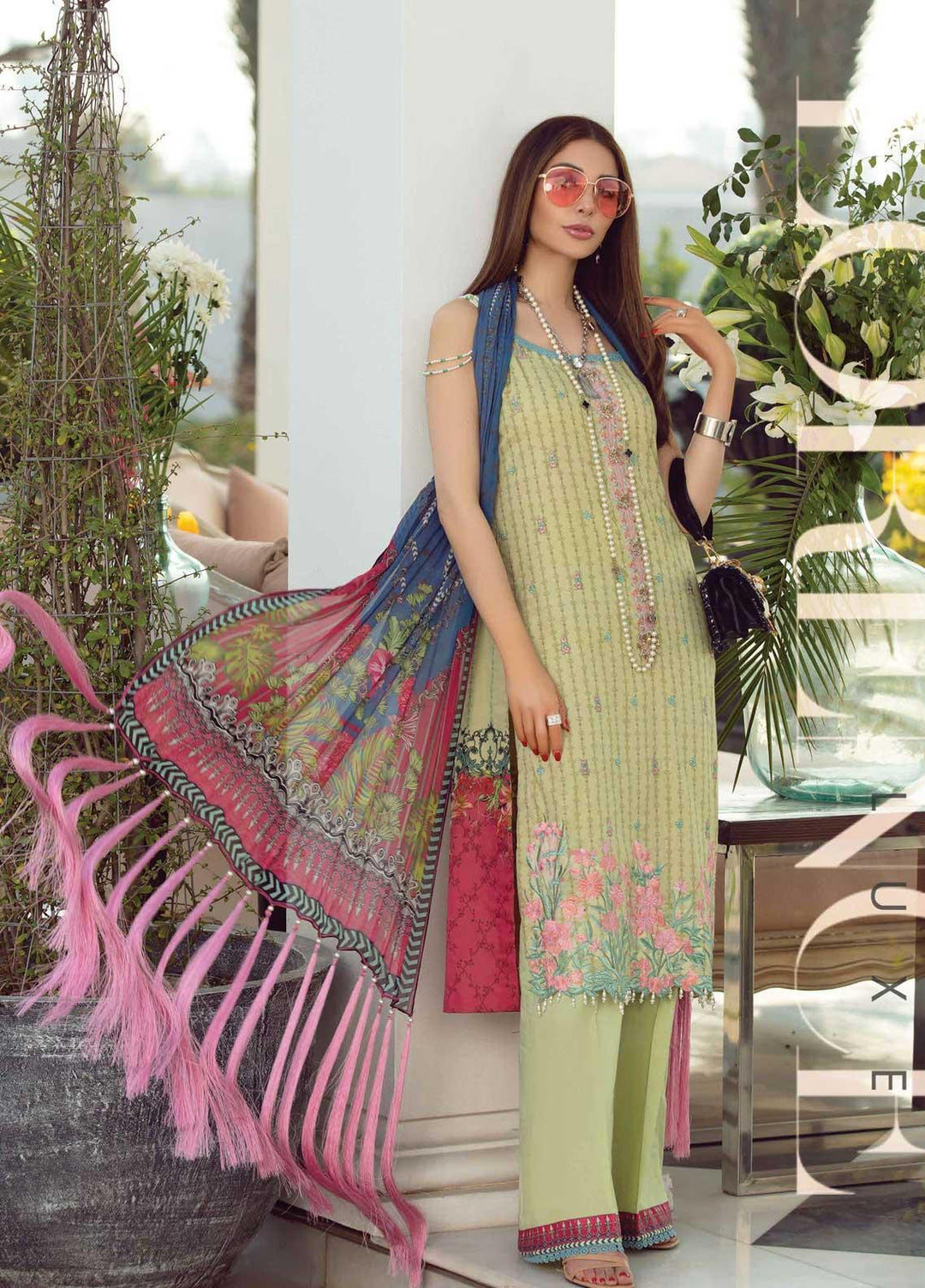 Florence By Rang Rasiya Embroidered Lawn Suits Unstitched 3 Piece RR21F 06 - Summer Collection