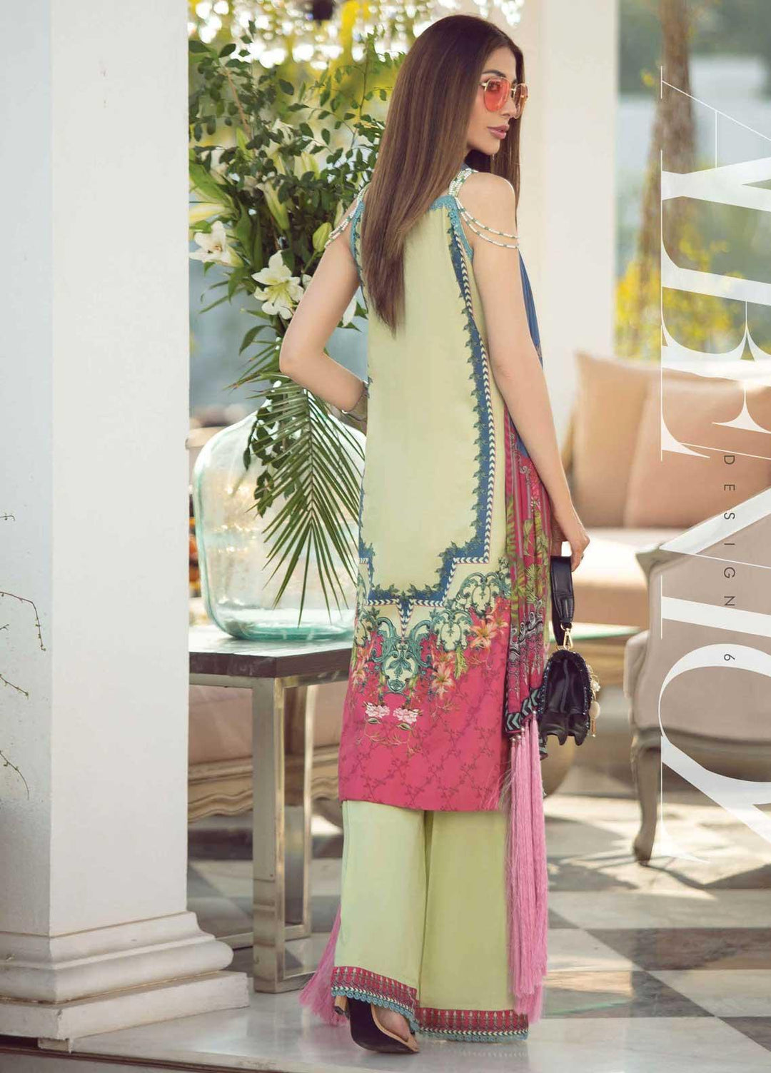 Florence By Rang Rasiya Embroidered Lawn Suits Unstitched 3 Piece RR21F 06 - Summer Collection