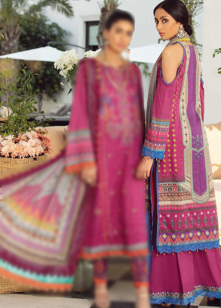 Florence By Rang Rasiya Embroidered Lawn Suits Unstitched 3 Piece RR21F 08 - Summer Collection