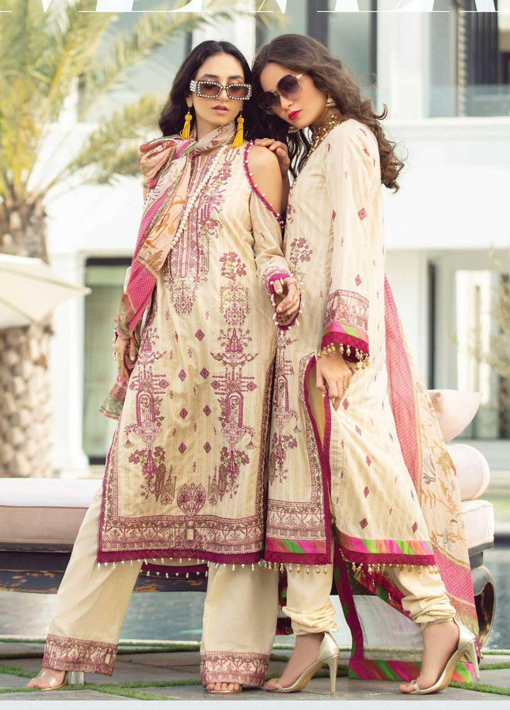 Florence By Rang Rasiya Embroidered Lawn Suits Unstitched 3 Piece RR21F 09 - Summer Collection