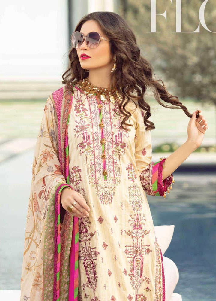 Florence By Rang Rasiya Embroidered Lawn Suits Unstitched 3 Piece RR21F 09 - Summer Collection