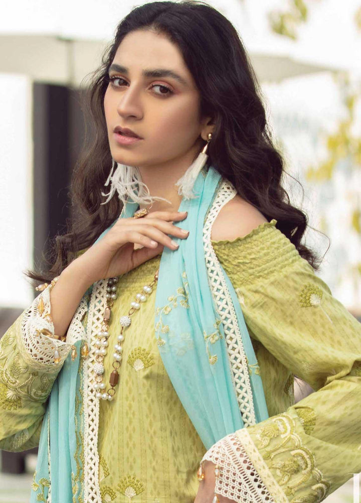 Florence By Rang Rasiya Embroidered Lawn Suits Unstitched 3 Piece RR21F 12 - Summer Collection