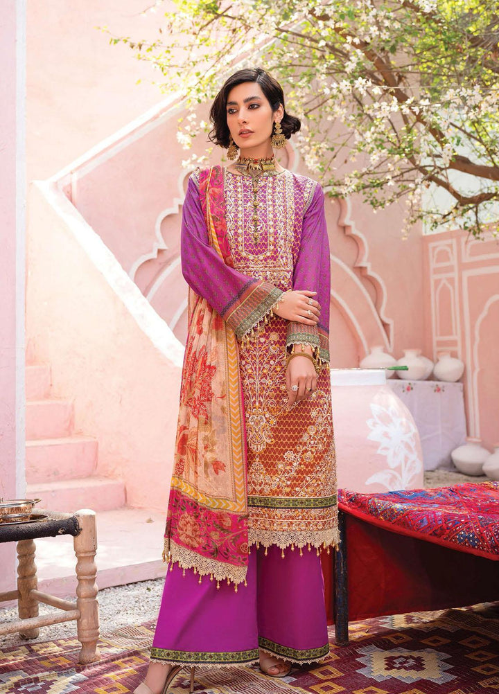 Florence Meherbano By Rang Rasiya Embroidered Lawn Suits Unstitched 3 Piece RR21FM 07 Raga - Spring / Summer Collection