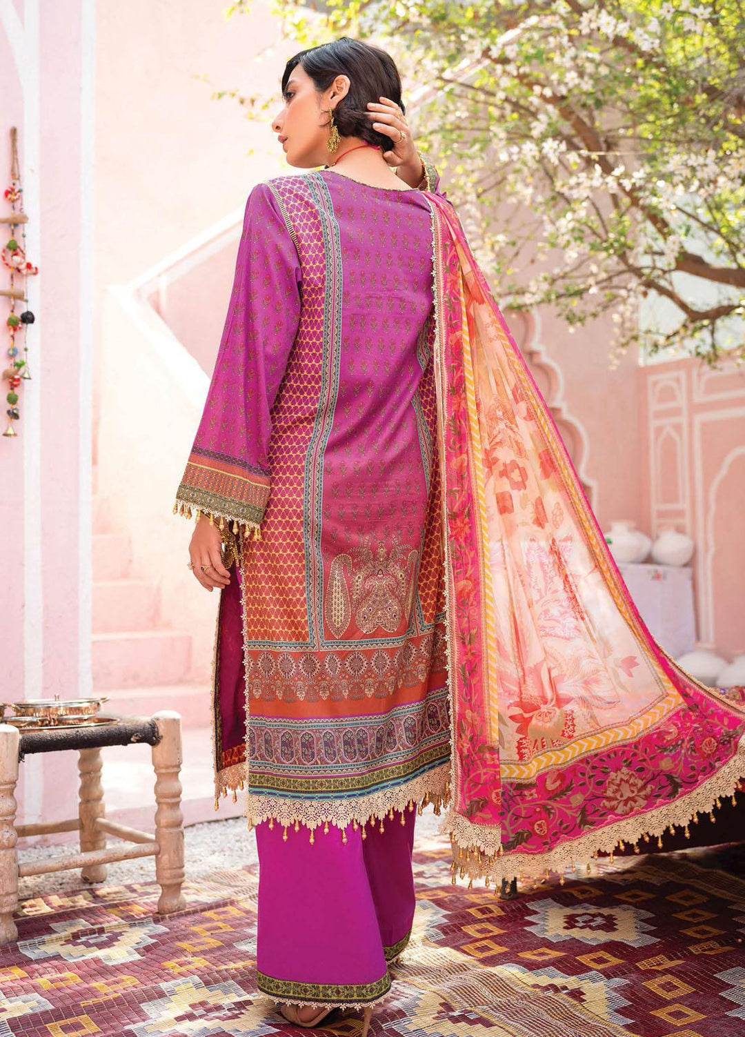 Florence Meherbano By Rang Rasiya Embroidered Lawn Suits Unstitched 3 Piece RR21FM 07 Raga - Spring / Summer Collection