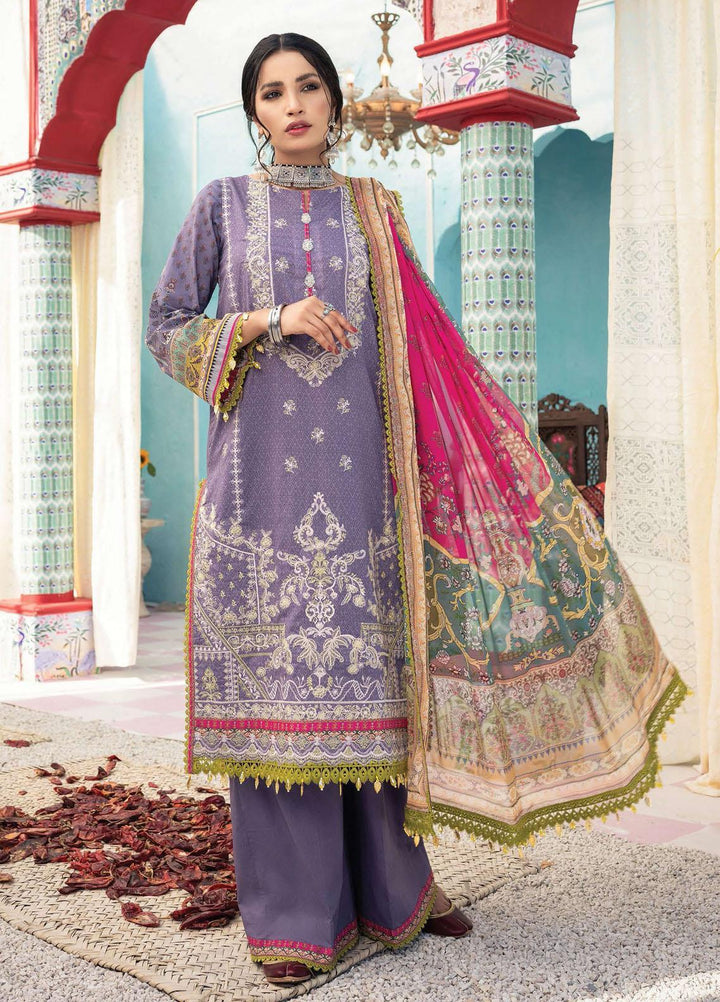 Florence Meherbano By Rang Rasiya Embroidered Lawn Suits Unstitched 3 Piece RR21FM 09 Pehira - Spring / Summer Collection