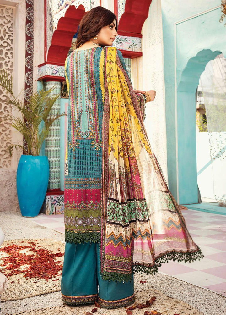 Florence Meherbano By Rang Rasiya Embroidered Lawn Suits Unstitched 3 Piece RR21FM 10 Virsa - Spring / Summer Collection
