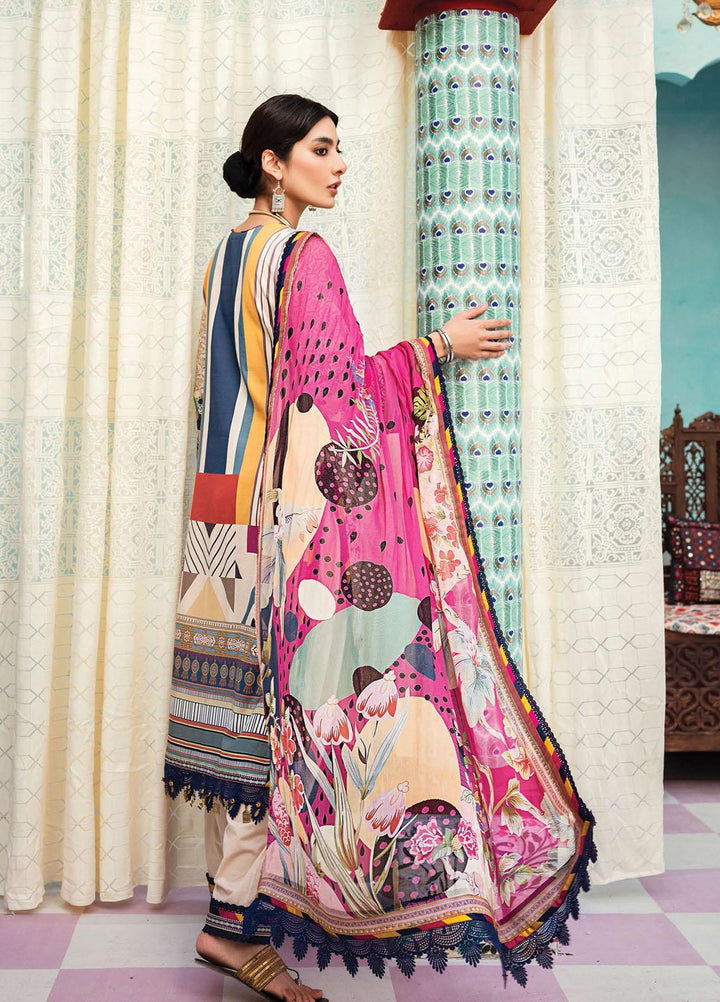 Florence Meherbano By Rang Rasiya Embroidered Lawn Suits Unstitched 3 Piece RR21FM 11 Rubaiyat - Spring / Summer Collection