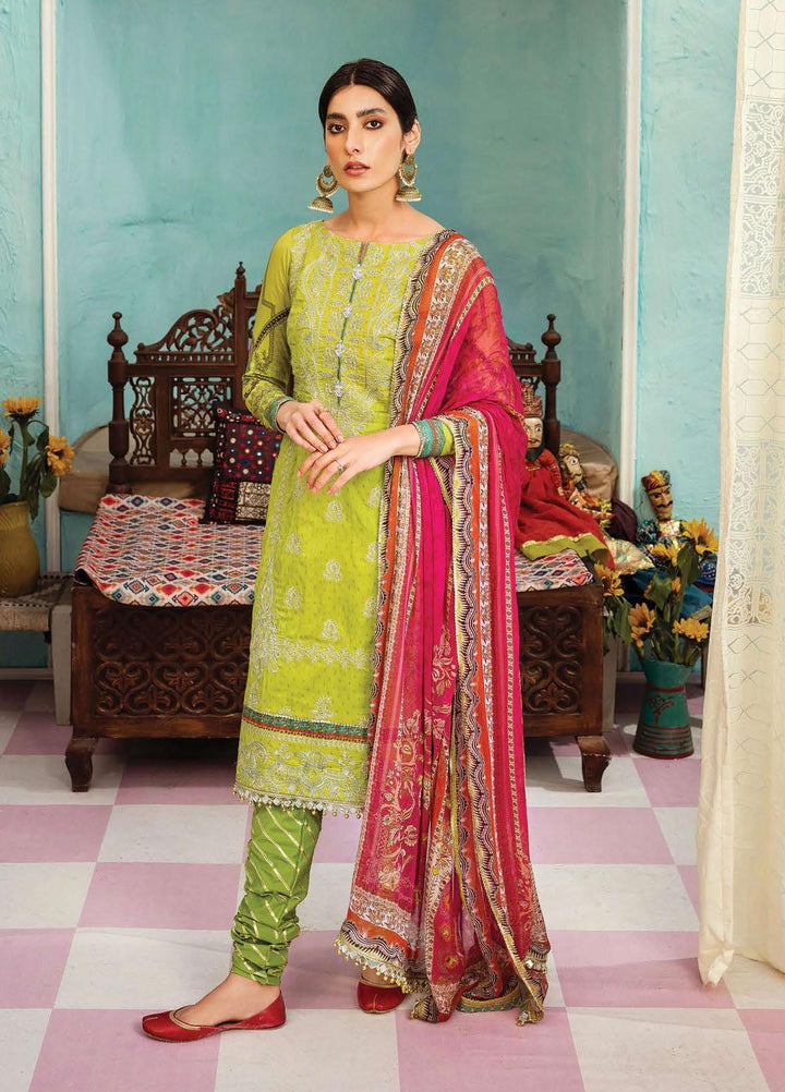 Florence Meherbano By Rang Rasiya Embroidered Lawn Suits Unstitched 3 Piece RR21FM 14 Roopnagar - Spring / Summer Collection