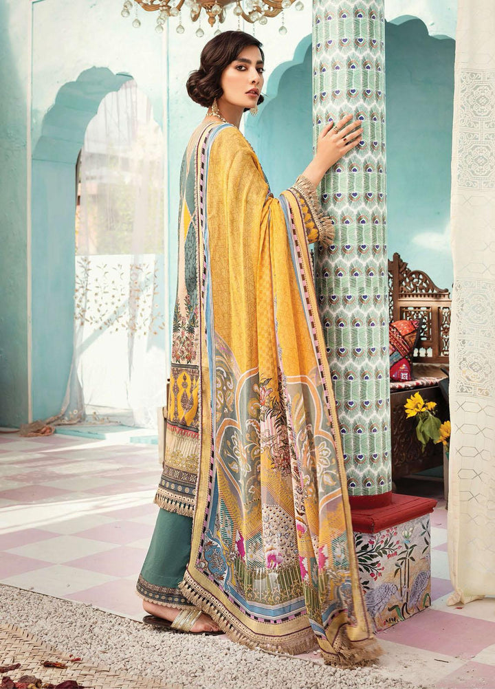 Florence Meherbano By Rang Rasiya Embroidered Lawn Suits Unstitched 3 Piece RR21FM 15 Veehari - Spring / Summer Collection