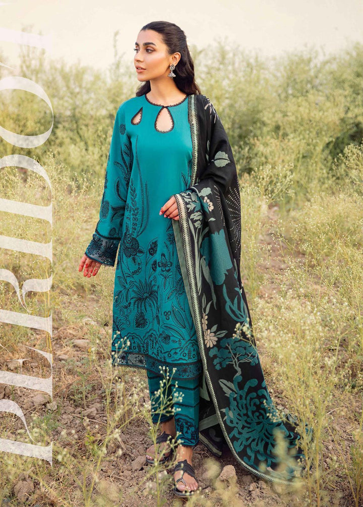 Maskan By Rang Rasiya Embroidered Lawn Suits Unstitched 3 Piece RR22M 01 Peridot - Eid Collection