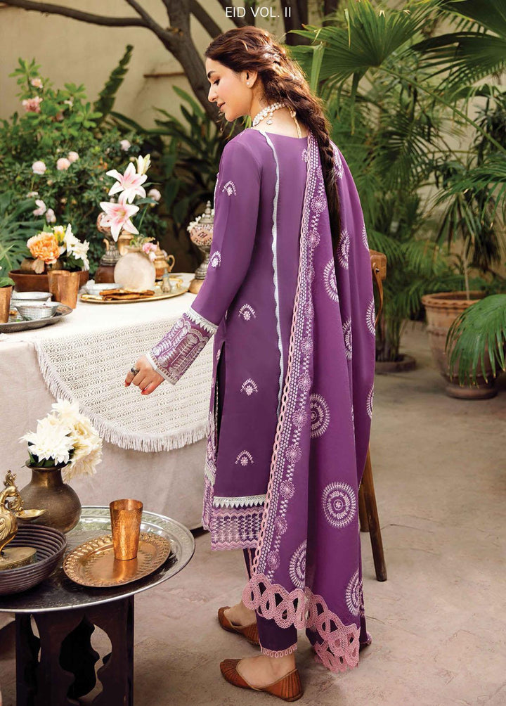Maskan By Rang Rasiya Embroidered Lawn Suits Unstitched 3 Piece RR22M 02 Dreamy Tulip - Eid Collection