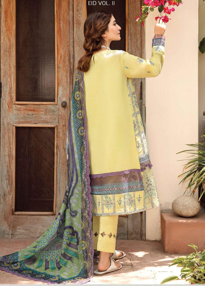 Maskan By Rang Rasiya Embroidered Lawn Suits Unstitched 3 Piece RR22M 03 Opal - Eid Collection