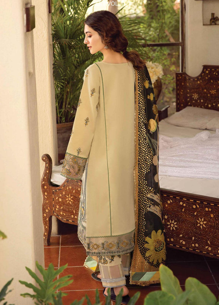 Maskan By Rang Rasiya Embroidered Lawn Suits Unstitched 3 Piece RR22M 06 Hazel Blossom - Eid Collection
