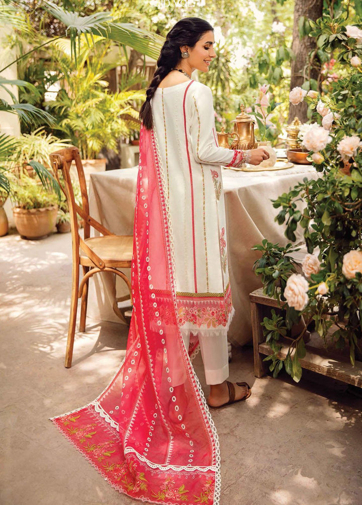 Maskan By Rang Rasiya Embroidered Lawn Suits Unstitched 3 Piece RR22M 10 Gardenia - Eid Collection