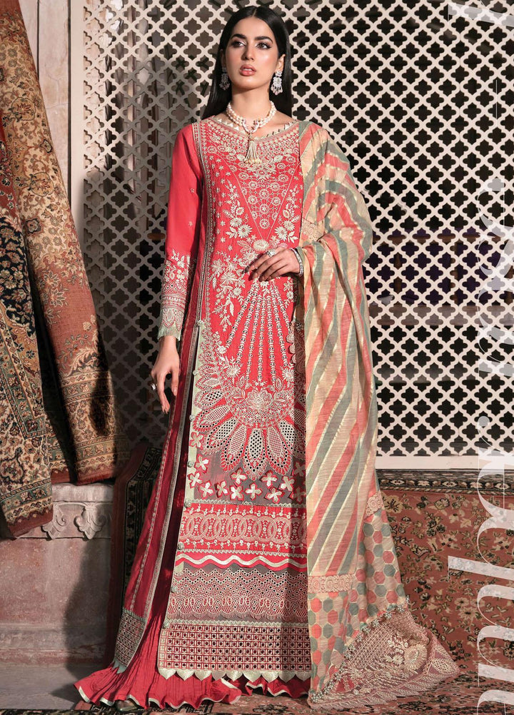 Mishri Si Yaadein By Rang Rasiya Embroidered Lawn Suits Unstitched 3 Piece RR22MY Amber Rose 5B - Premium Collection