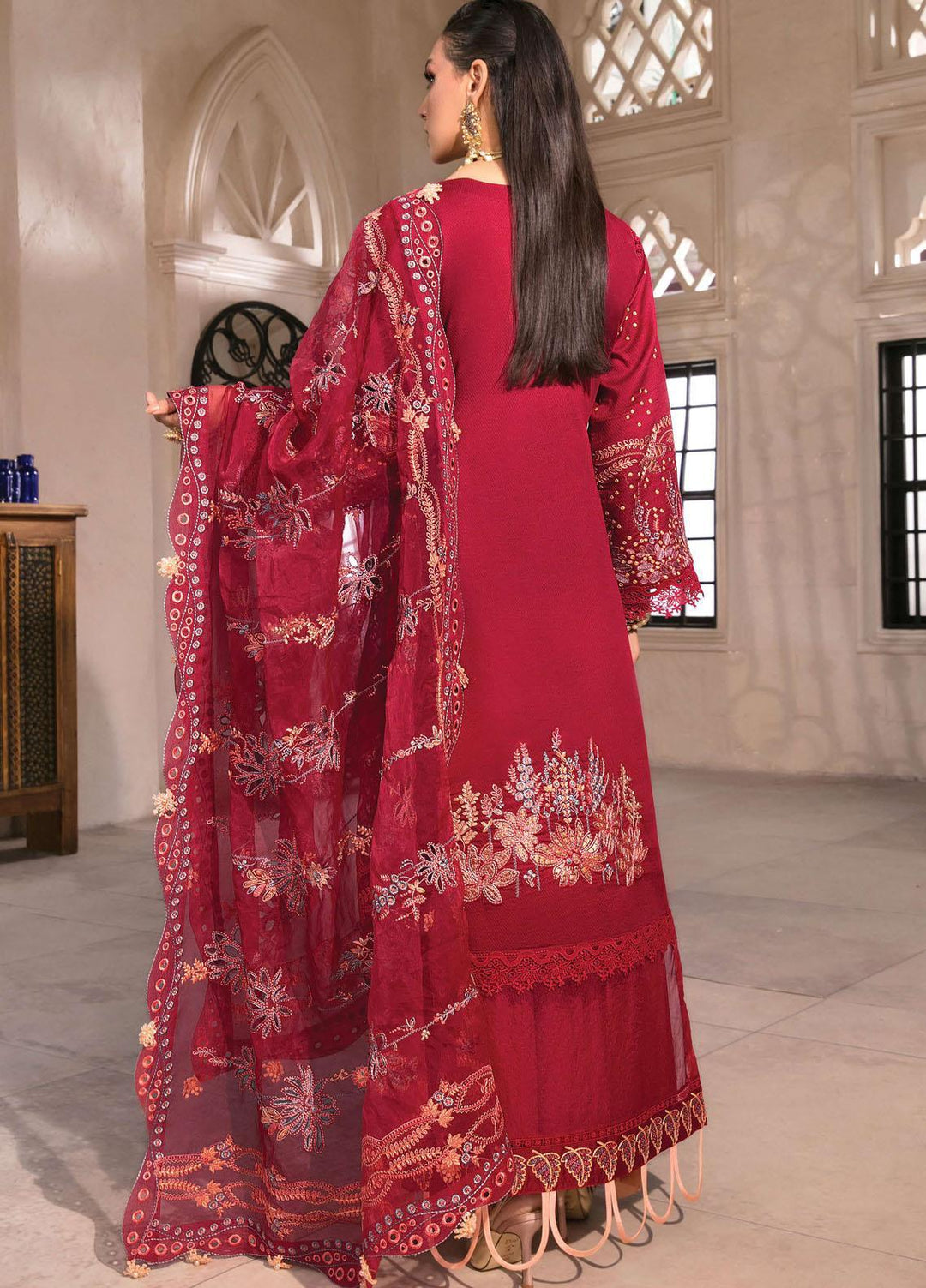 Mishri Si Yaadein By Rang Rasiya Embroidered Lawn Suits Unstitched 3 Piece RR22MY Beaded Jazz 3A - Premium Collection