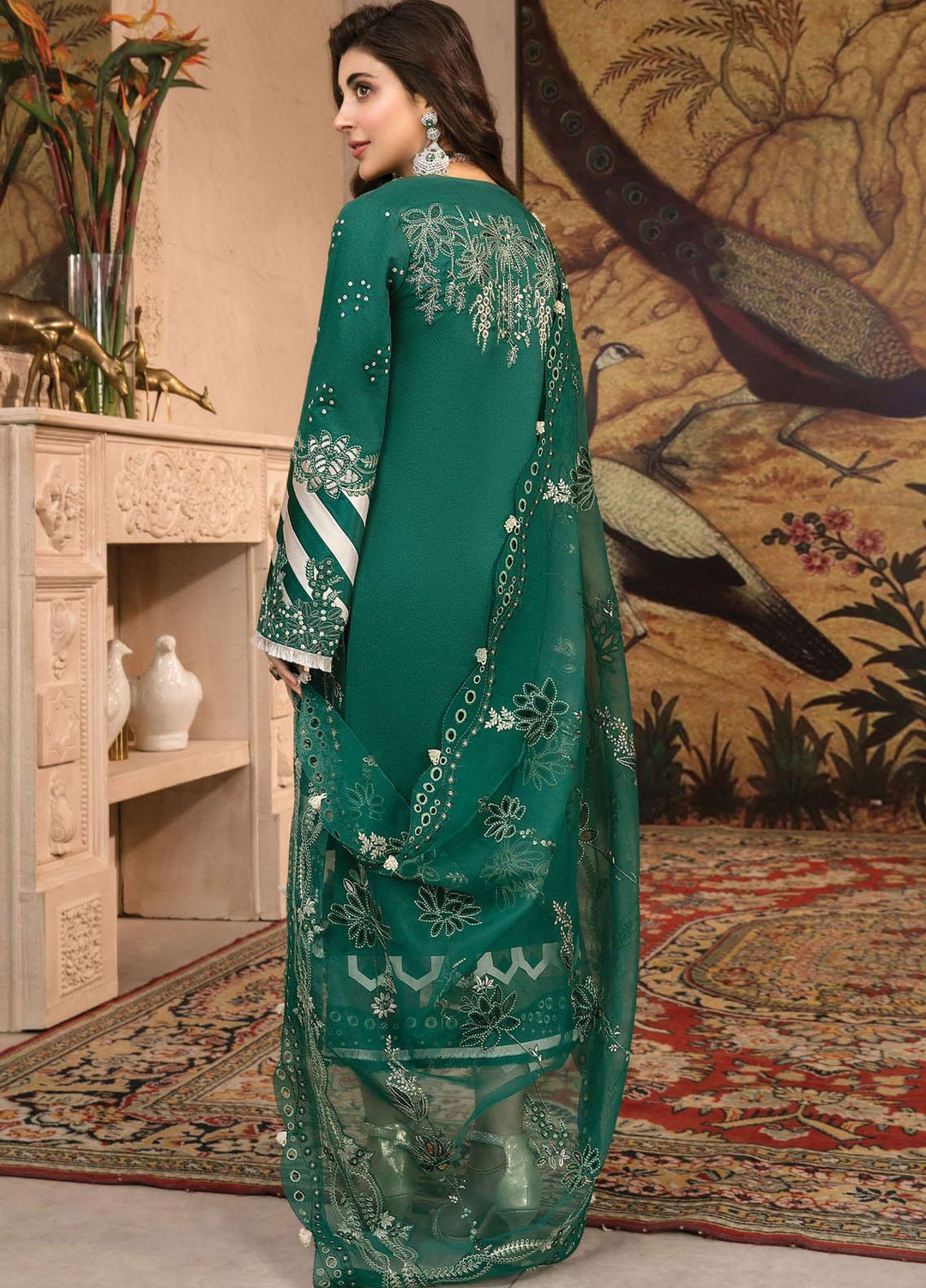 Mishri Si Yaadein By Rang Rasiya Embroidered Lawn Suits Unstitched 3 Piece RR22MY Beaded Jazz 3B - Premium Collection