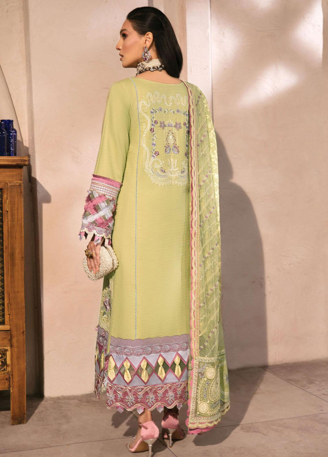 Mishri Si Yaadein By Rang Rasiya Embroidered Lawn Suits Unstitched 3 Piece RR22MY Crystal Galore 6B - Premium Collection