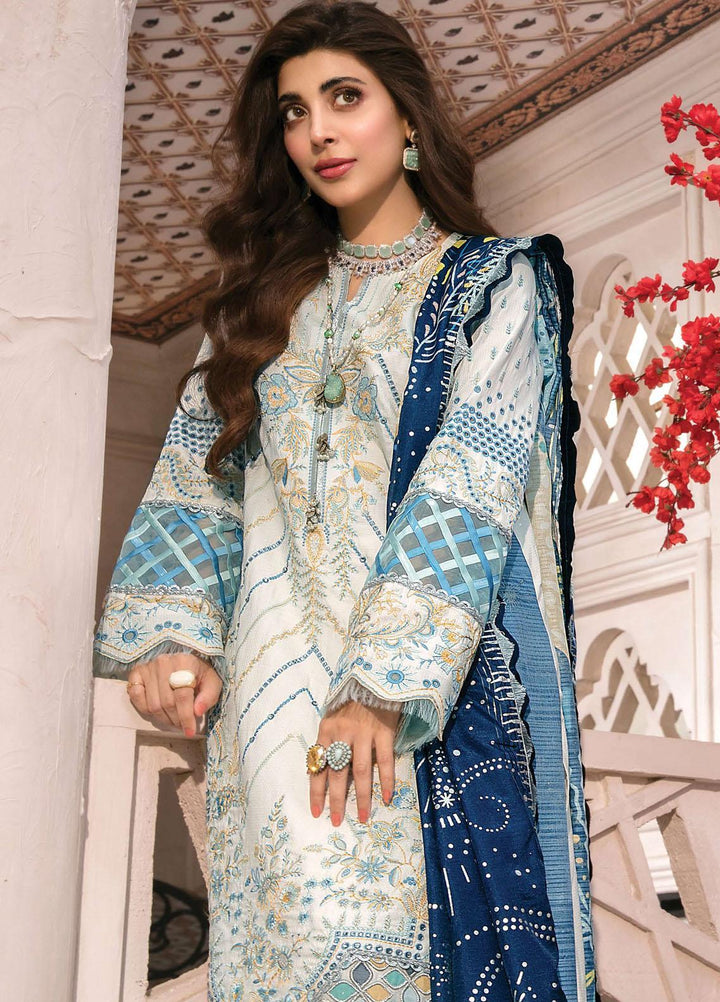 Mishri Si Yaadein By Rang Rasiya Embroidered Lawn Suits Unstitched 3 Piece RR22MY Iznik 1A - Premium Collection