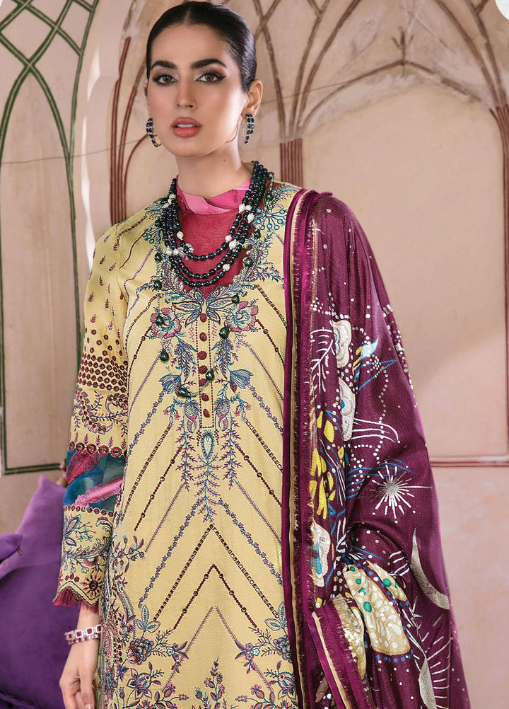 Mishri Si Yaadein By Rang Rasiya Embroidered Lawn Suits Unstitched 3 Piece RR22MY Iznik 1B - Premium Collection