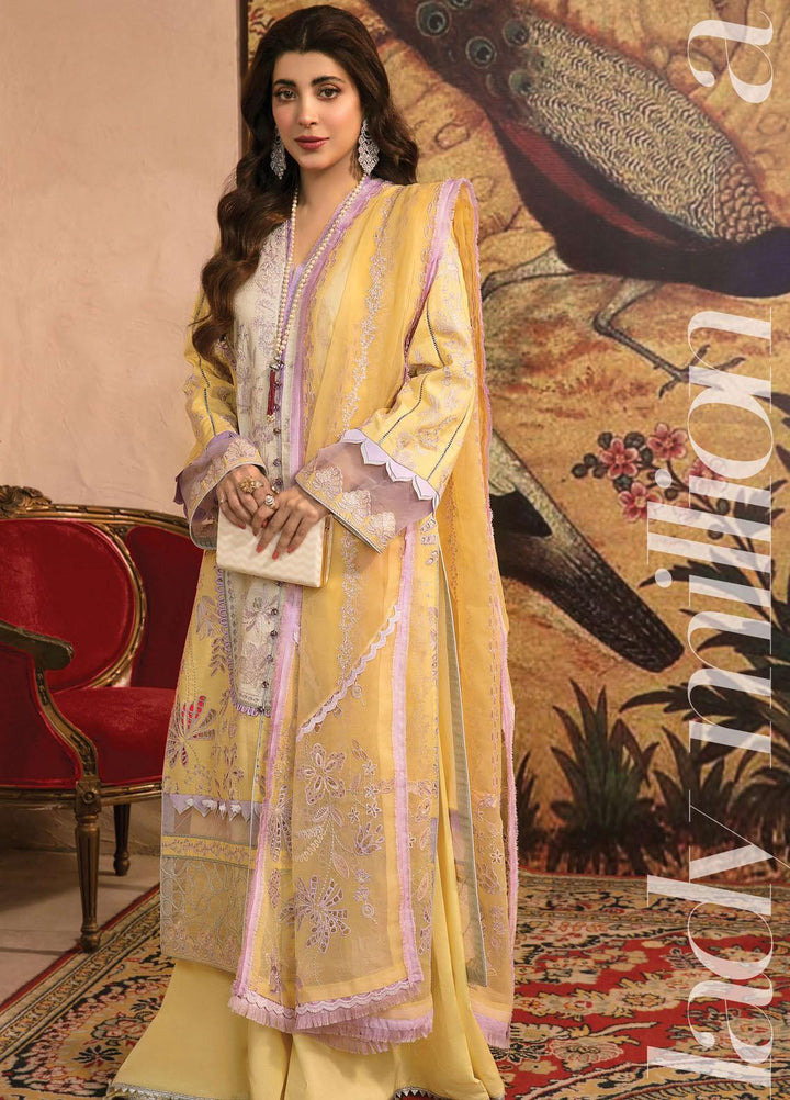 Mishri Si Yaadein By Rang Rasiya Embroidered Lawn Suits Unstitched 3 Piece RR22MY Lady Million 4A - Premium Collection