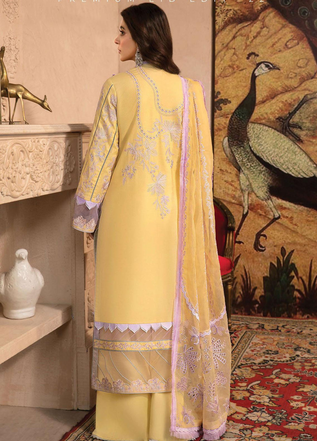 Mishri Si Yaadein By Rang Rasiya Embroidered Lawn Suits Unstitched 3 Piece RR22MY Lady Million 4A - Premium Collection