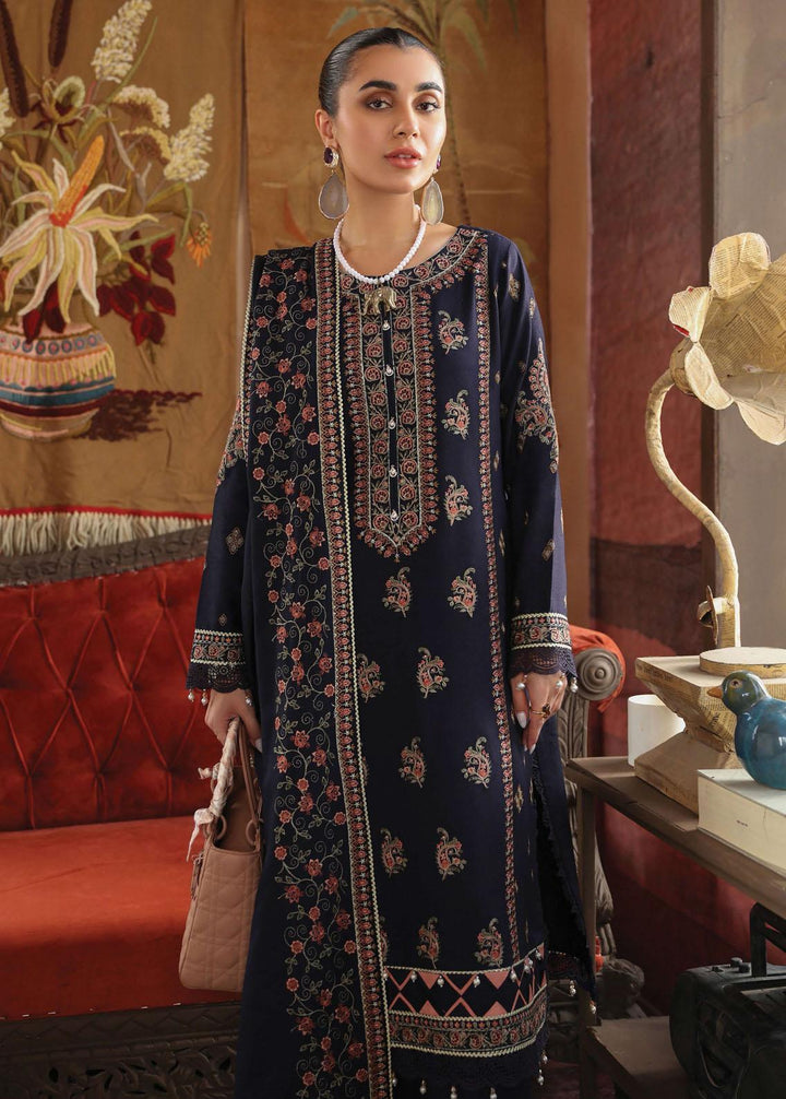 Rang Rasiya Embroidered Karandi Suits Unstitched 3 Piece RR22W D-02 - Winter Collection