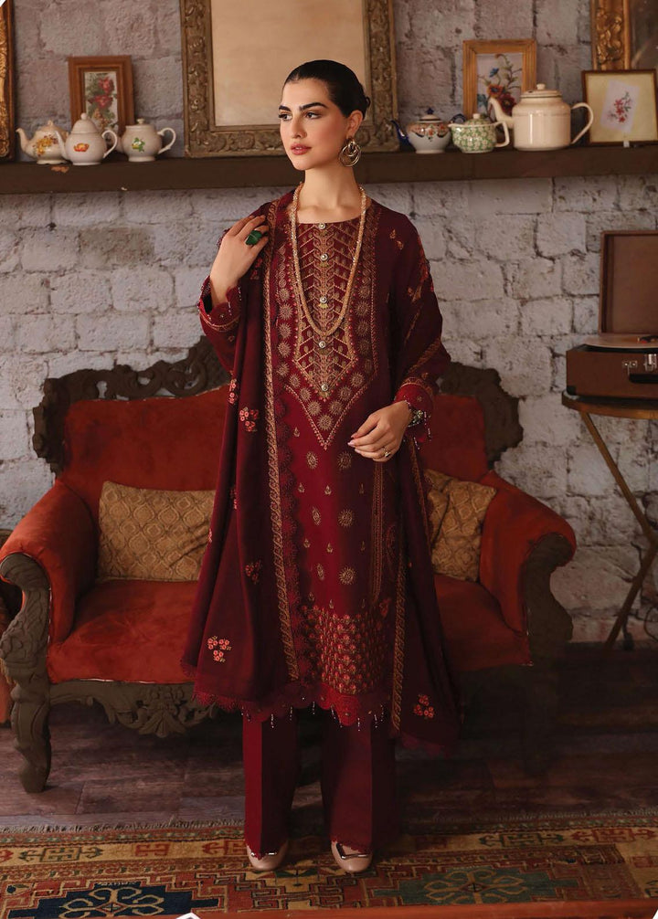 Rang Rasiya Embroidered Karandi Suits Unstitched 3 Piece RR22W D-04 - Winter Collection