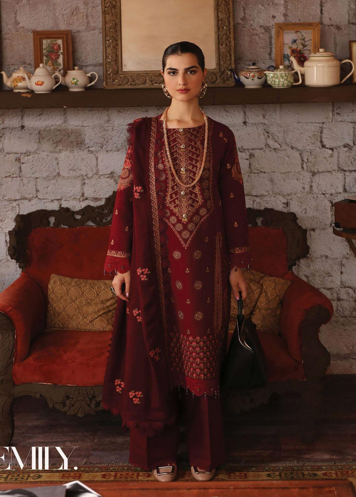 Rang Rasiya Embroidered Karandi Suits Unstitched 3 Piece RR22W D-04 - Winter Collection