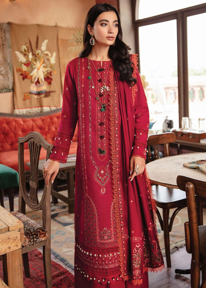 Rang Rasiya Embroidered Khaddar Suits Unstitched 3 Piece RR22W D-07 - Winter Collection