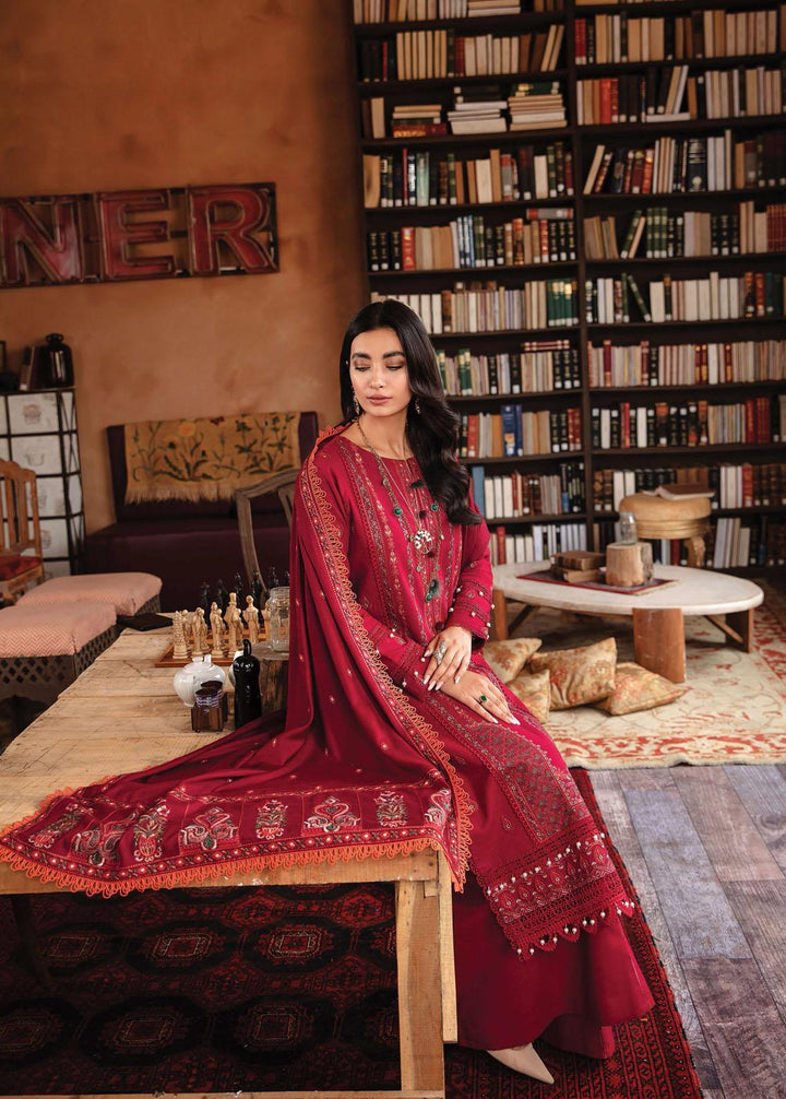 Rang Rasiya Embroidered Khaddar Suits Unstitched 3 Piece RR22W D-07 - Winter Collection