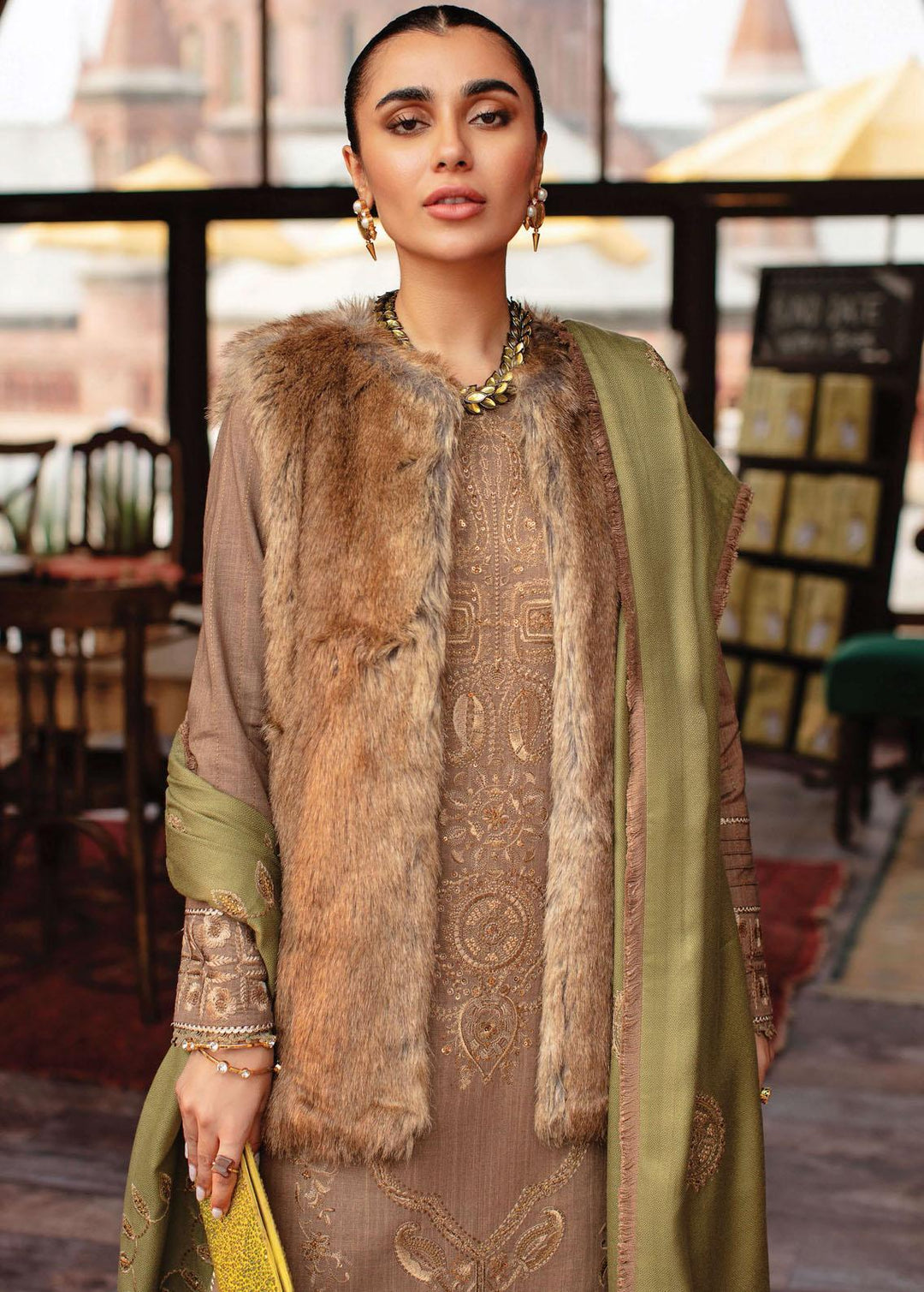 Rang Rasiya Embroidered Khaddar Suits Unstitched 3 Piece RR22W D-08 - Winter Collection