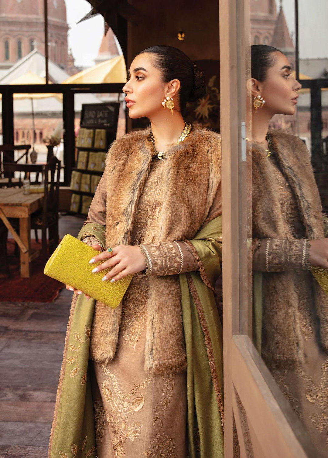 Rang Rasiya Embroidered Khaddar Suits Unstitched 3 Piece RR22W D-08 - Winter Collection