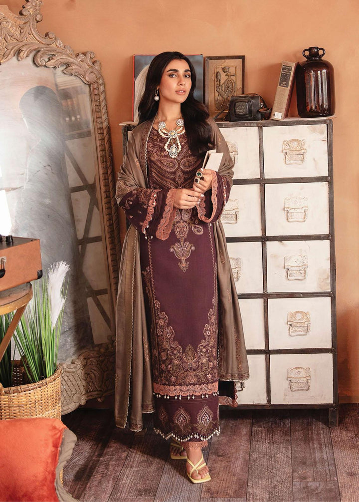 Rang Rasiya Embroidered Khaddar Suits Unstitched 3 Piece RR22W D-09 - Winter Collection
