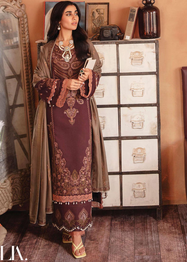 Rang Rasiya Embroidered Khaddar Suits Unstitched 3 Piece RR22W D-09 - Winter Collection