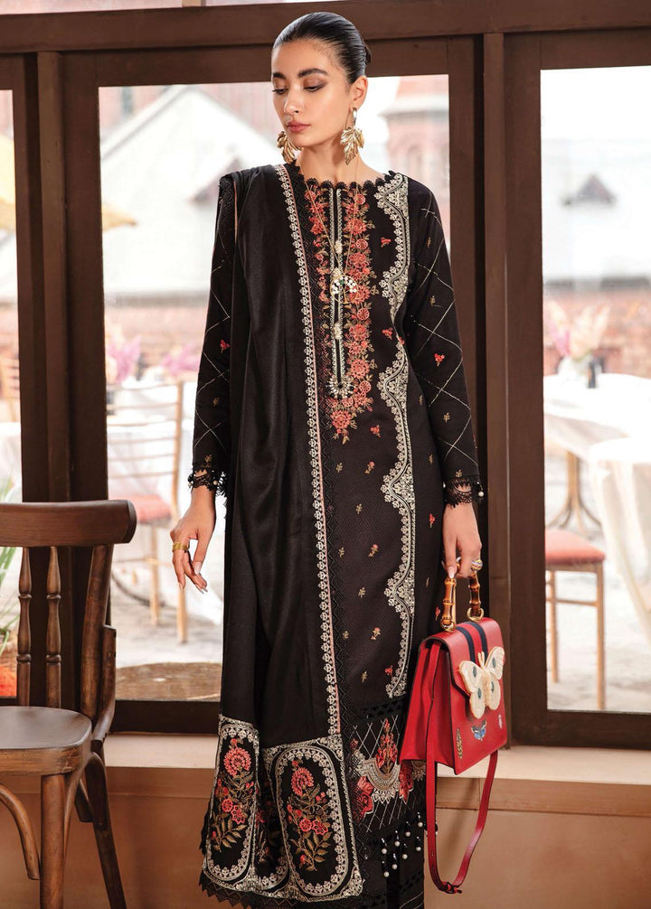 Rang Rasiya Embroidered Linen Suits Unstitched 3 Piece RR22W D-11 - Winter Collection