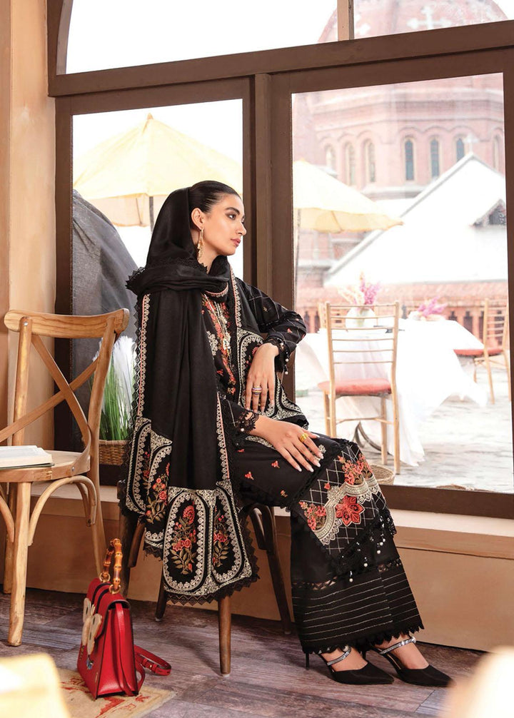 Rang Rasiya Embroidered Linen Suits Unstitched 3 Piece RR22W D-11 - Winter Collection