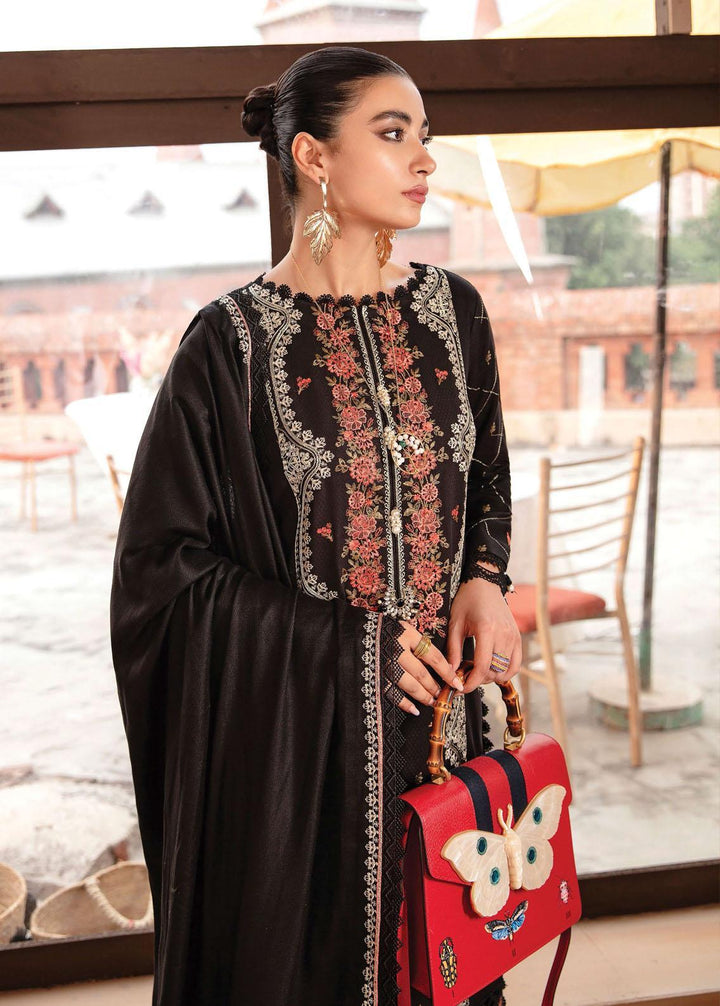 Rang Rasiya Embroidered Linen Suits Unstitched 3 Piece RR22W D-11 - Winter Collection