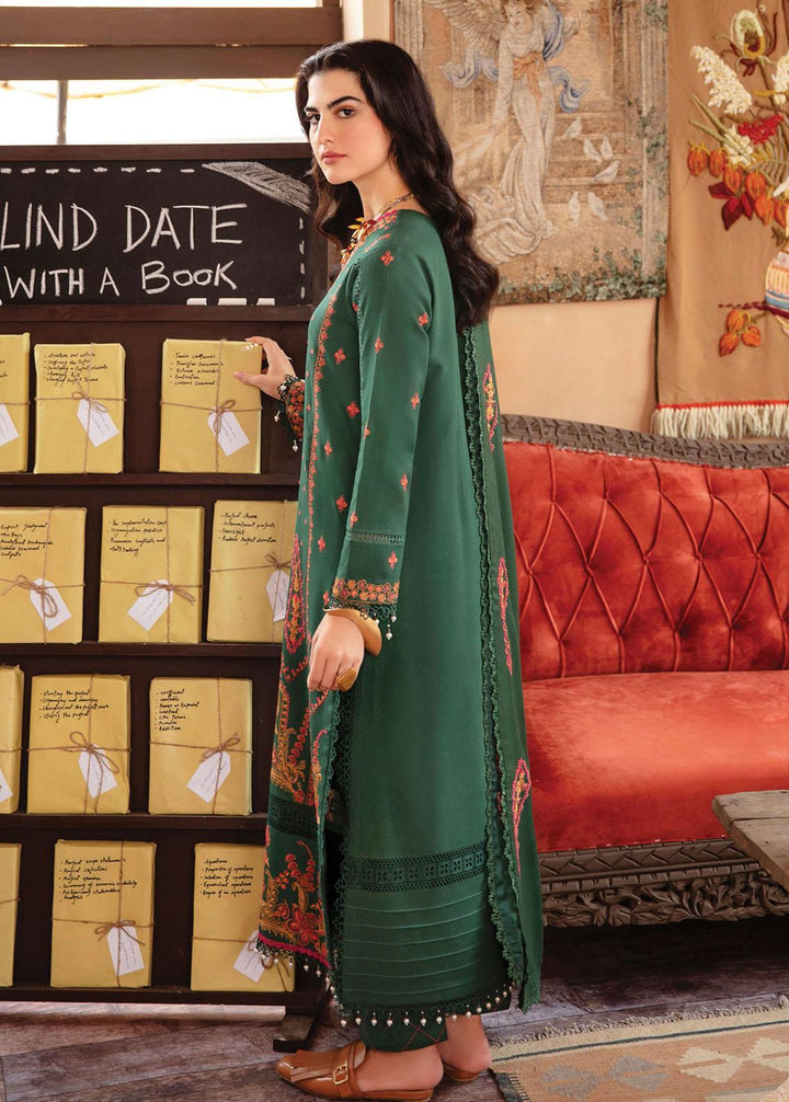 Rang Rasiya Embroidered Linen Suits Unstitched 3 Piece RR22W D-13 - Winter Collection