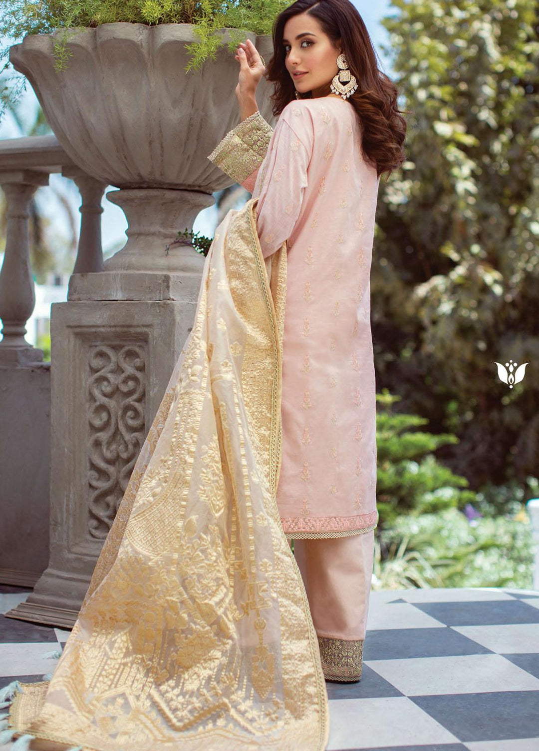 Rang Rasiya Embroidered Cotton Suits Unstitched 3 Piece RR21E 04 Lily - Premium Collection
