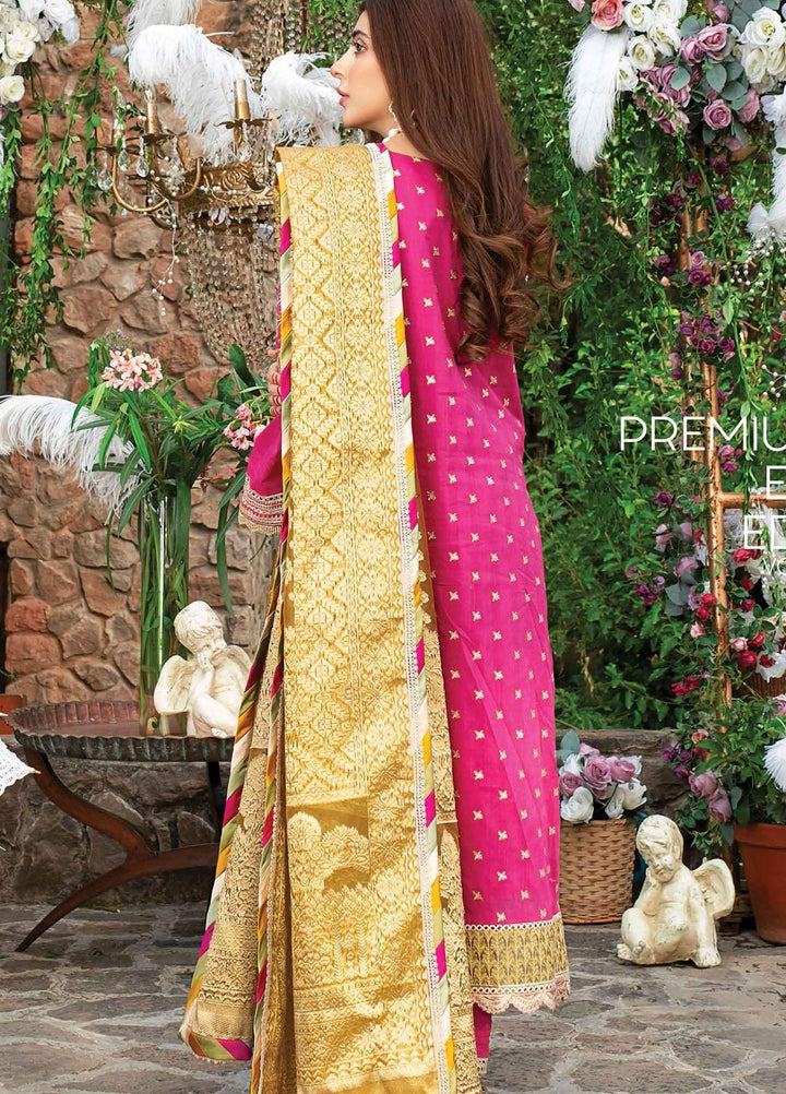 Rang Rasiya Embroidered Cotton Suits Unstitched 3 Piece RR21PE D-02 VINTAGE BLUSH - Festive Collection