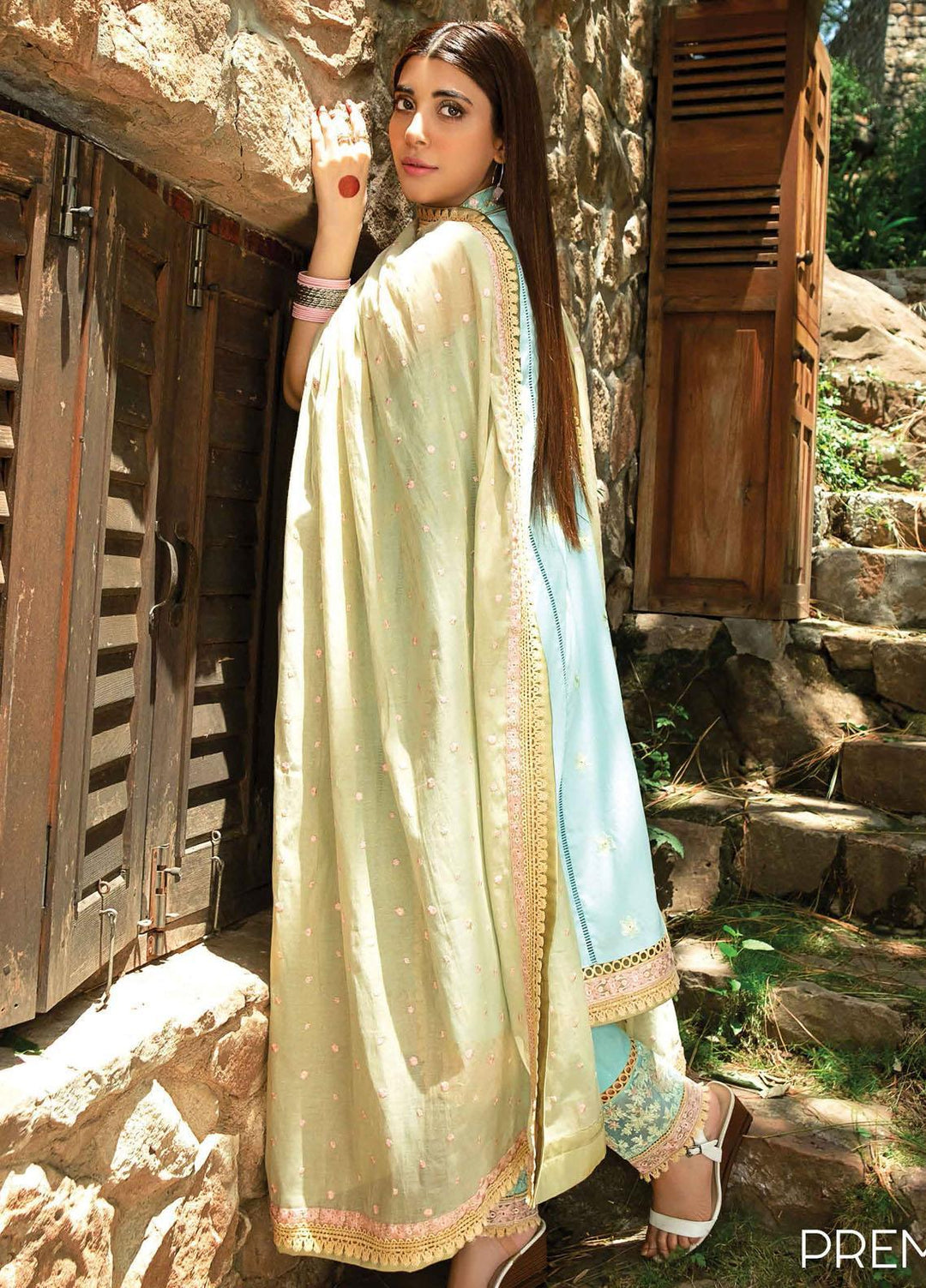 Rang Rasiya Embroidered Lawn Suits Unstitched 3 Piece RR21PE D-03 PAYBREAK - Festive Collection