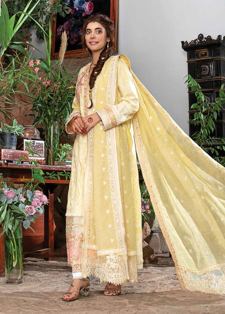 Rang Rasiya Embroidered Lawn Suits Unstitched 3 Piece RR21PE D-06 SUBTLE VOLTAGE - Festive Collection